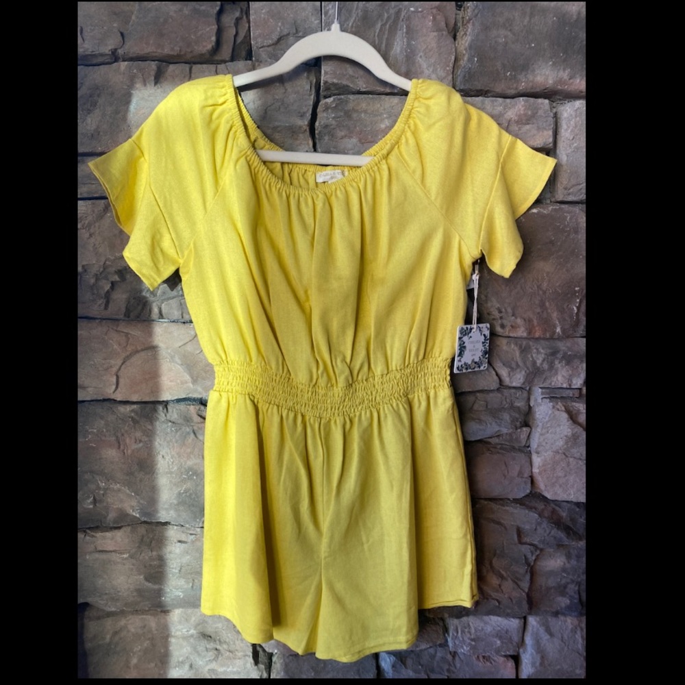 Yellow romper